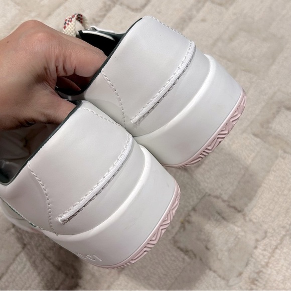 NIB Authentic Gucci Calfskin Leather Sneakers White 38 - Picture 7 of 10